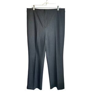 NEW W/ TAGS Talbots Womens Sz 16 Pants Trousers Wide Leg Gray High rise Business